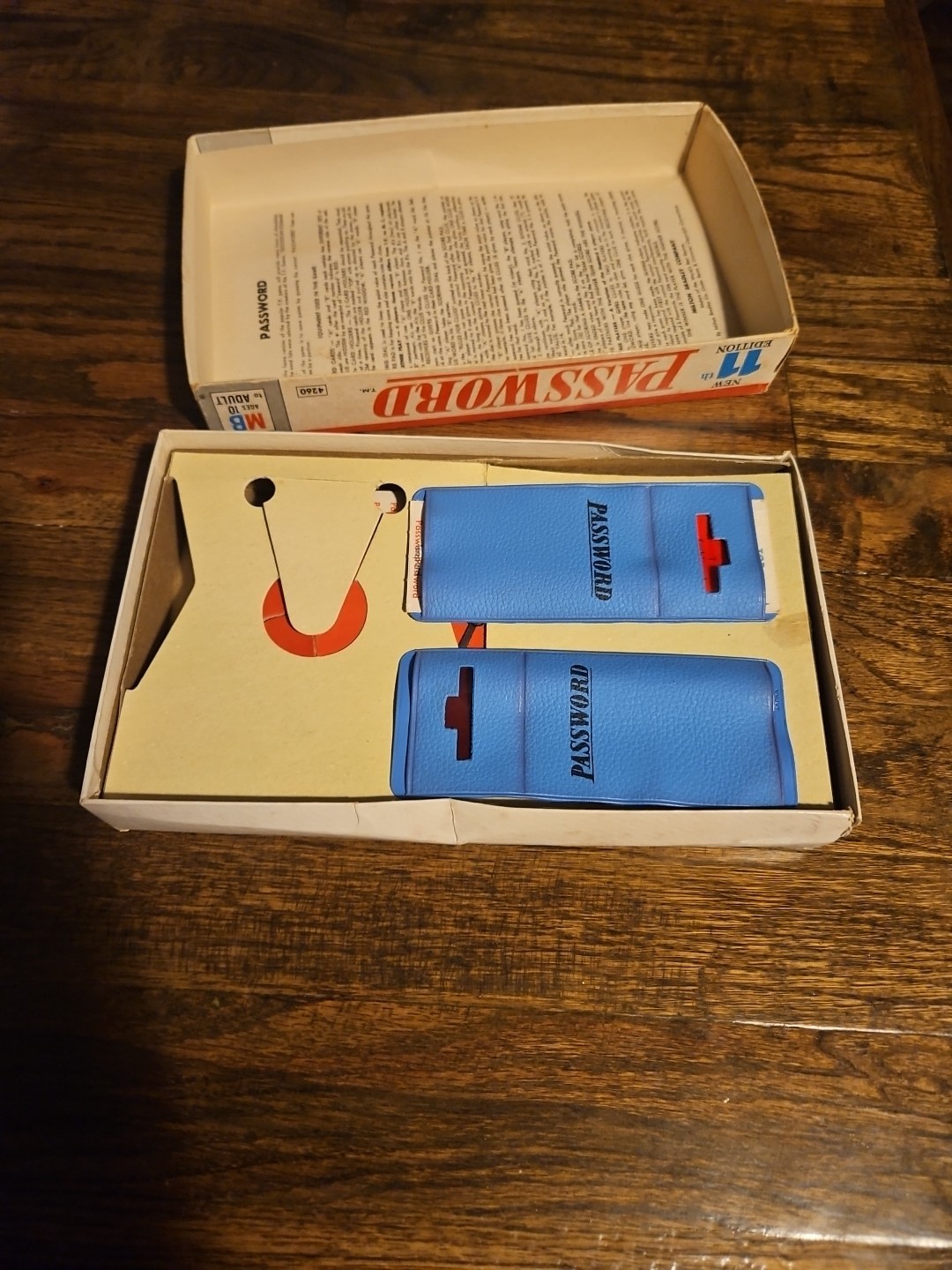 Milton Bradley Password Game Eleventh Edition 1970 Vintage, Complete Set