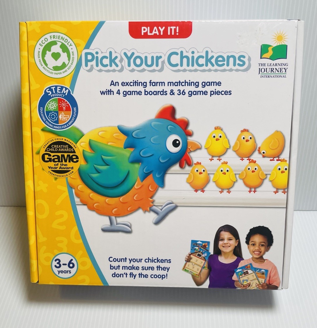 Matching Game – Pick Your Chickens, For Ages 3 – 6 Years