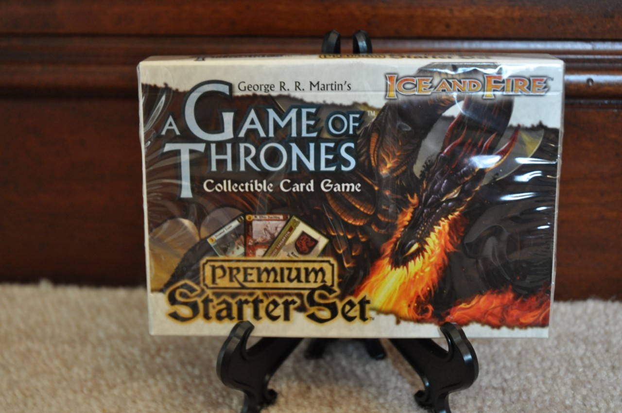 A Game of Thrones CCG Ice and Fire Premium Starter Set NEW & Sealed