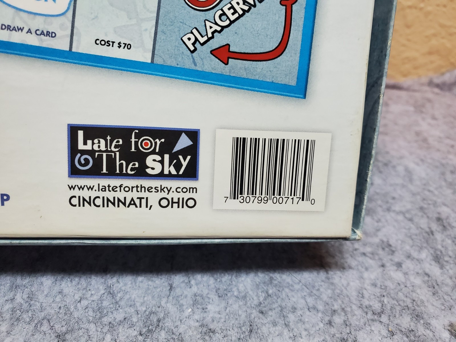 Placerville Opoly Board Game Celebrating Hangtown Late For The Sky, New in Open