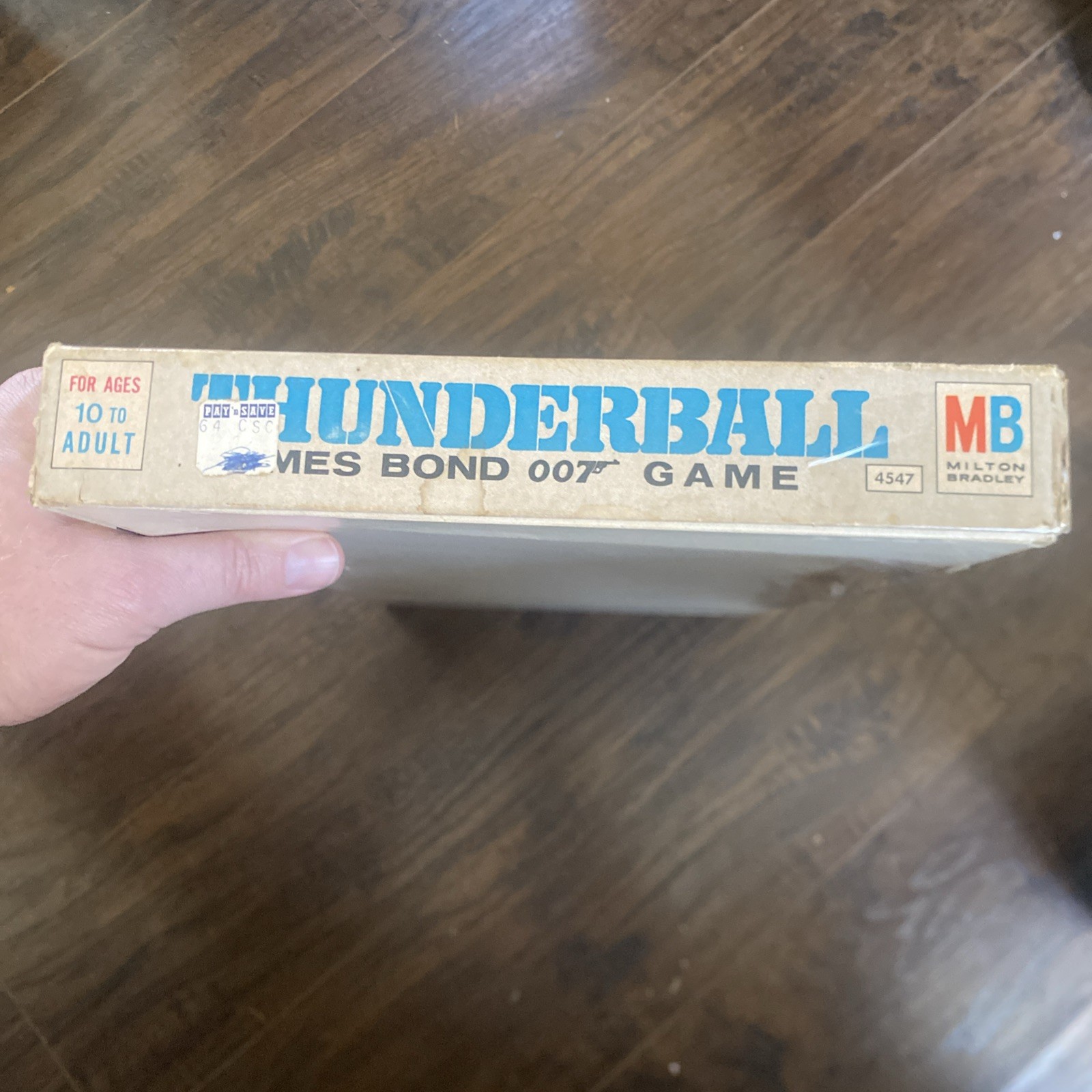 Vintage 1965 James Bond 007 Thunderball Milton Bradley Board Game H2