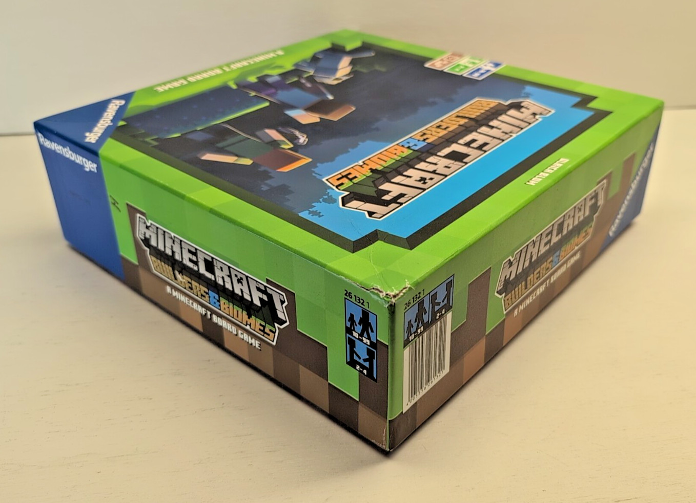100% COMPLETE! 2019 RAVENSBURGER MINECRAFT BUILDERS & BIOMES STRATEGY BOARD GAME