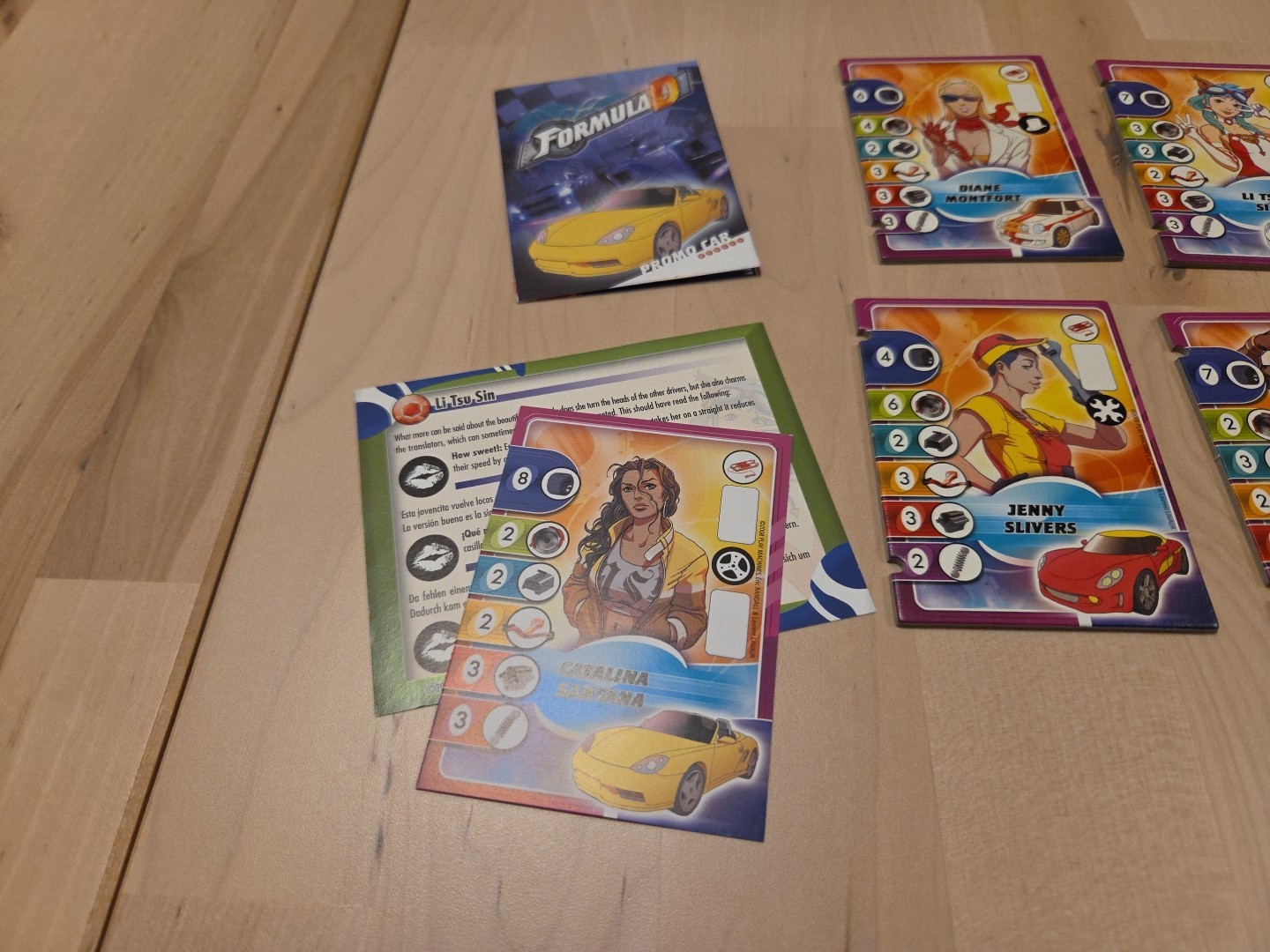 Asmodee Formula D Board Game – Complete With Promo Car & Catalina Santana Card