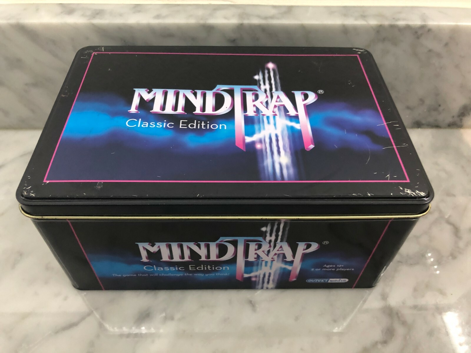 MindTrap Classic Edition Outset Media Metal Tin. Problem solving game.