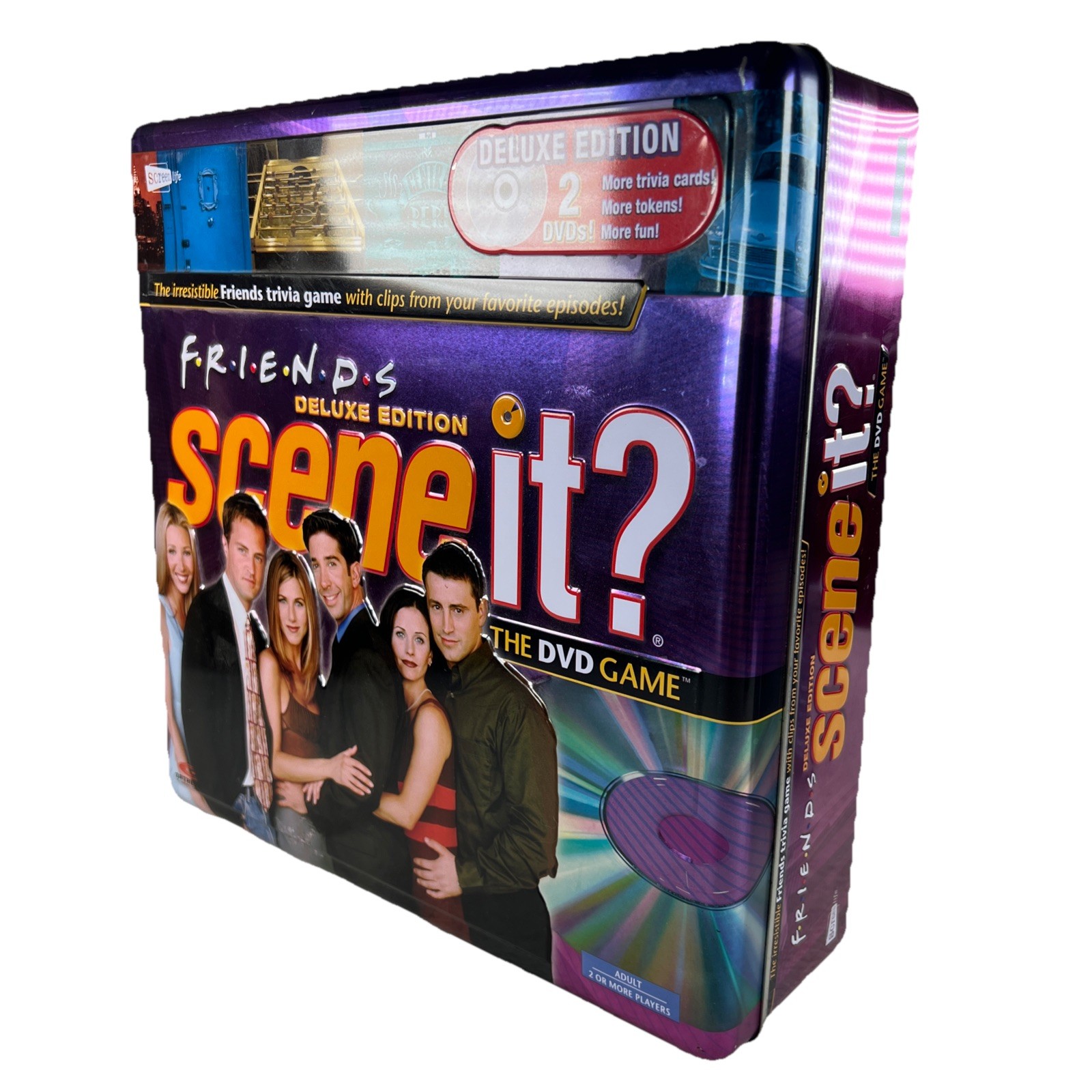 Friends Scene It DVD Game Deluxe Edition COMPLETE ScreenLife 2005 TV Show Trivia