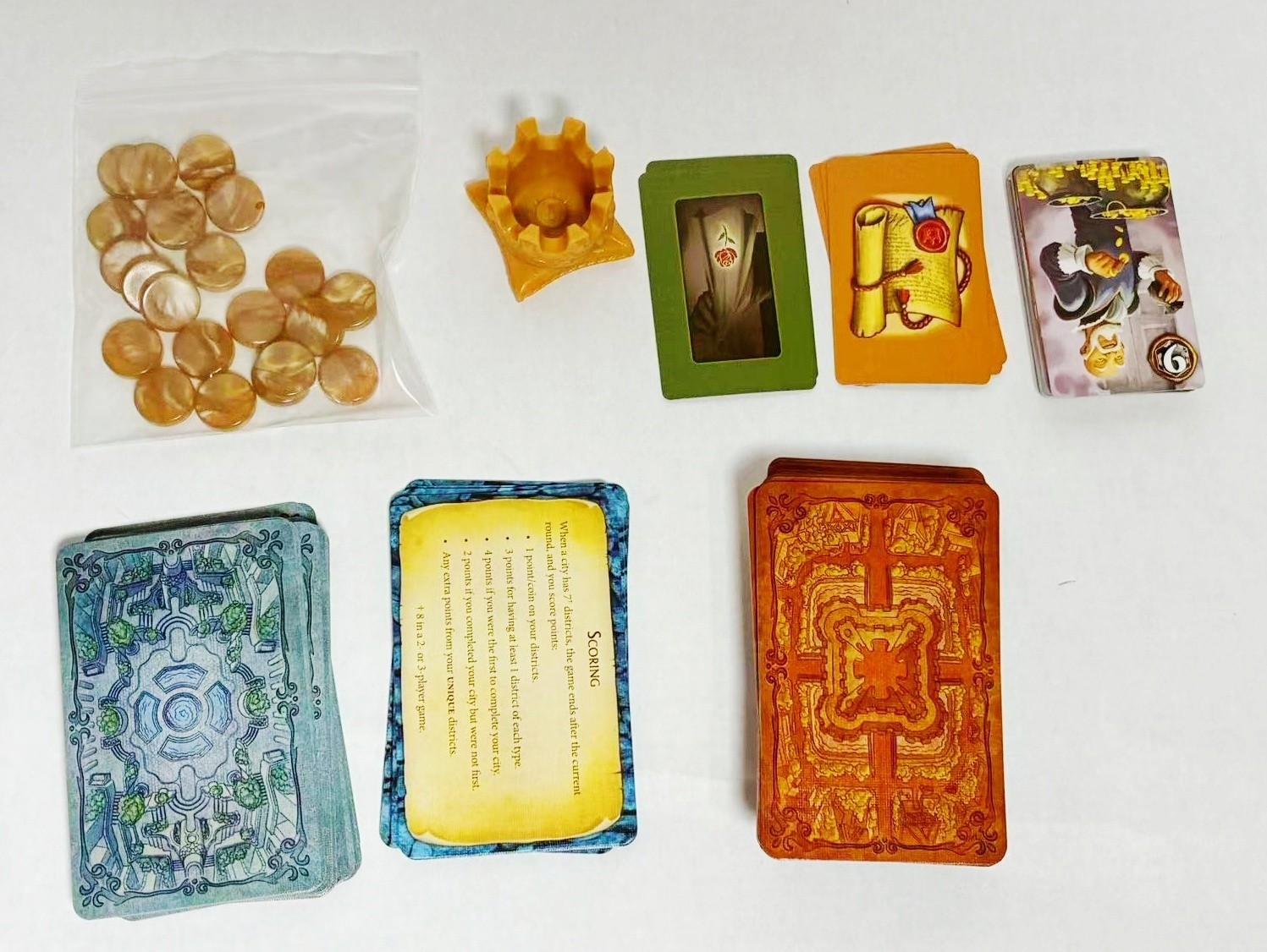 Board Game Bundle Lot of 5 Catan Duel Citadels Chess Checkers Go Game Complete