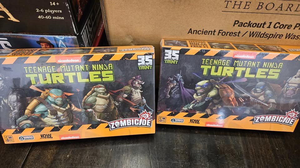 CMON Zombicide Teenage Mutant Ninja Turtles TMNT Pack 1 and 2 Brand New Sealed