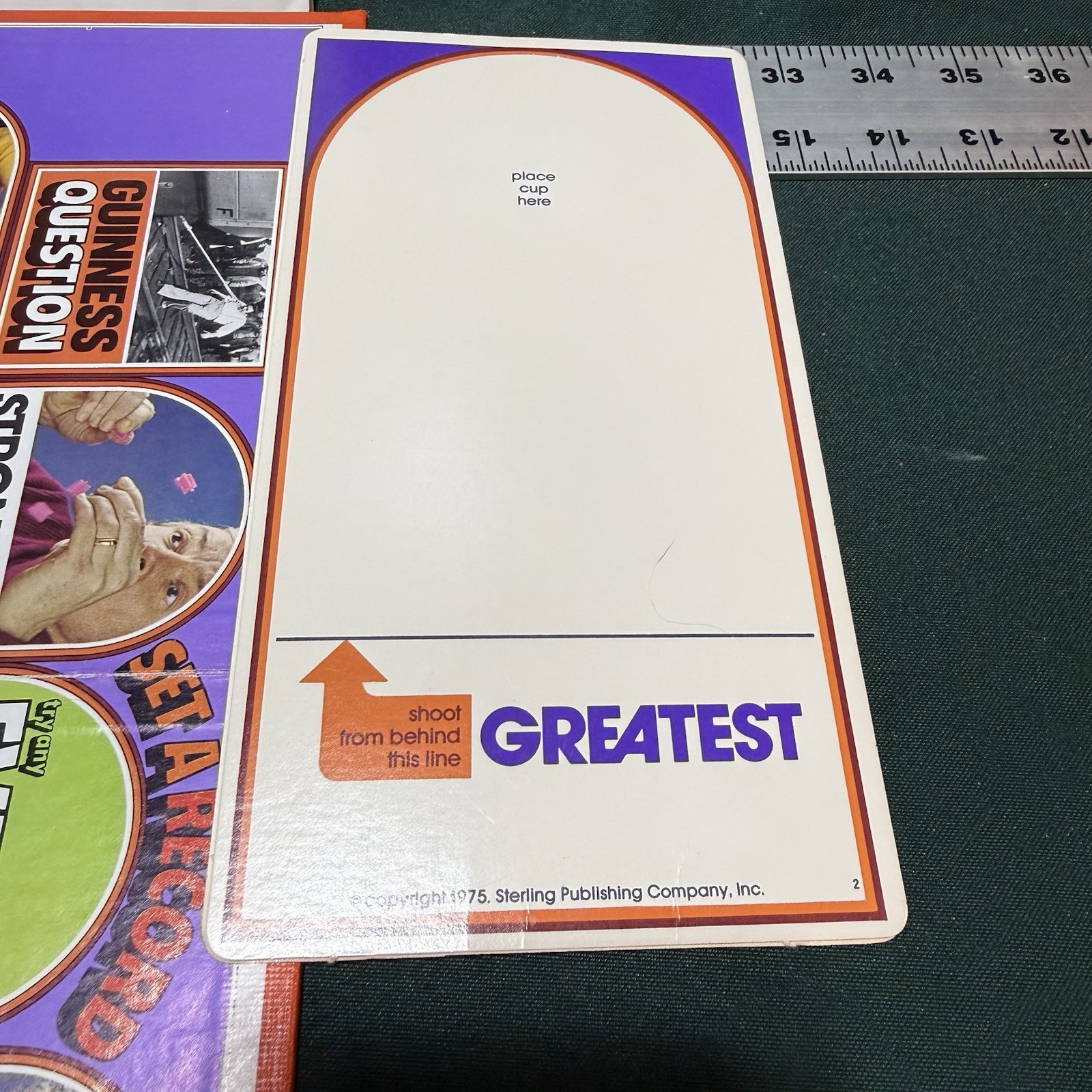 Vintage Guinness Game of World Records Board GAME 1975 Parker Brothers COMPLETE