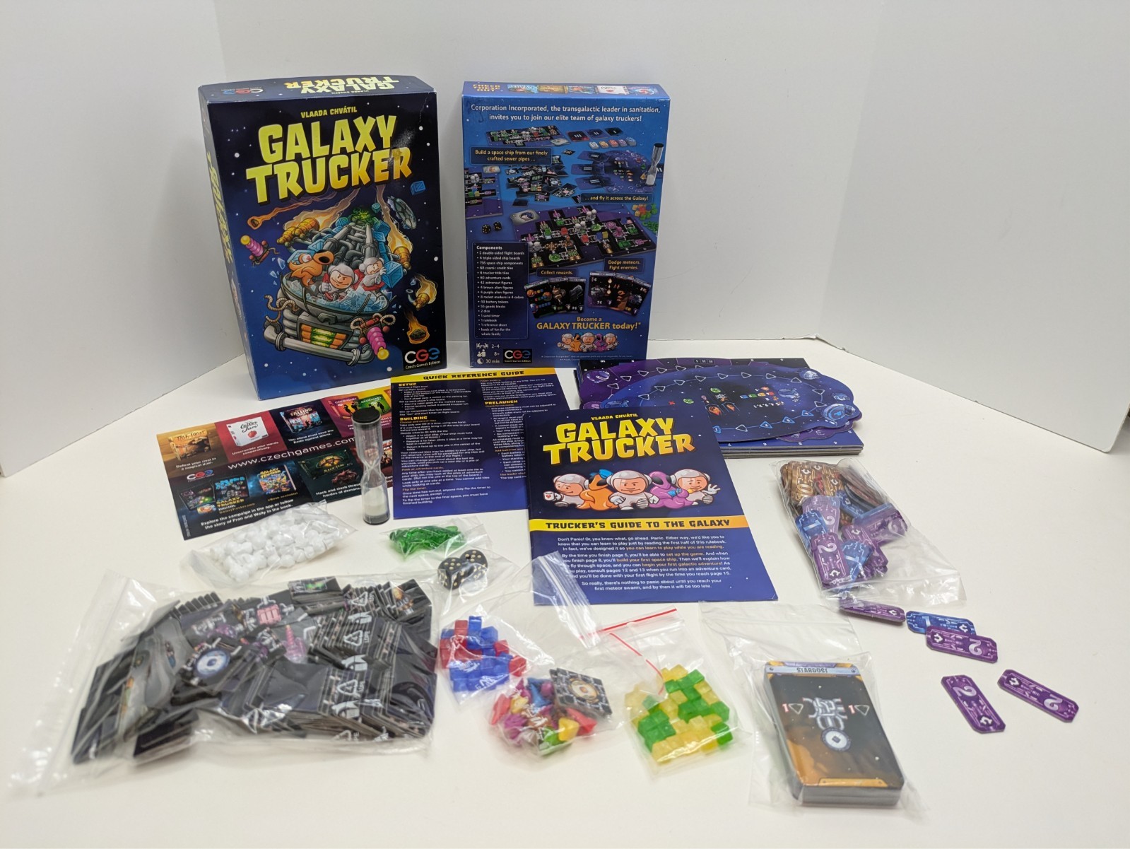 Galaxy Trucker Board Game Czech Games Edition CGE00061 Complete