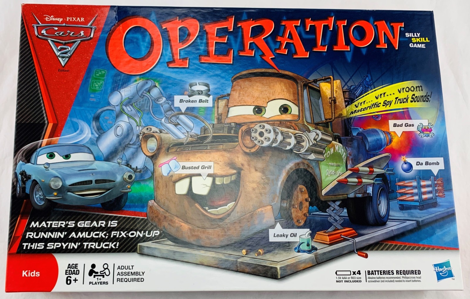 2006 Cars Operation Game by Hasbro Complete in Great Condition FREE SHIPPING