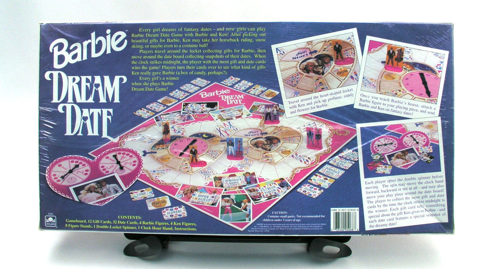 BARBIE DREAM DATE GAME 1992 NEW SEALED BY GOLDEN – 2-4 PLAYERS AGES 5+