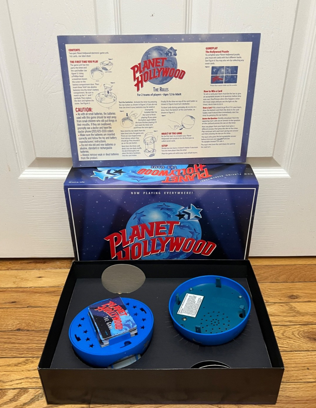 Vintage Complete Rare All Fun Family Board Game Planet Hollywood Milton Bradley