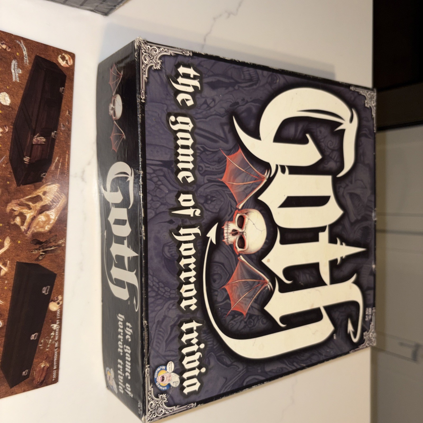Goth The Game of Horror Trivia Board Game used /great shape 1 Pawn Missing