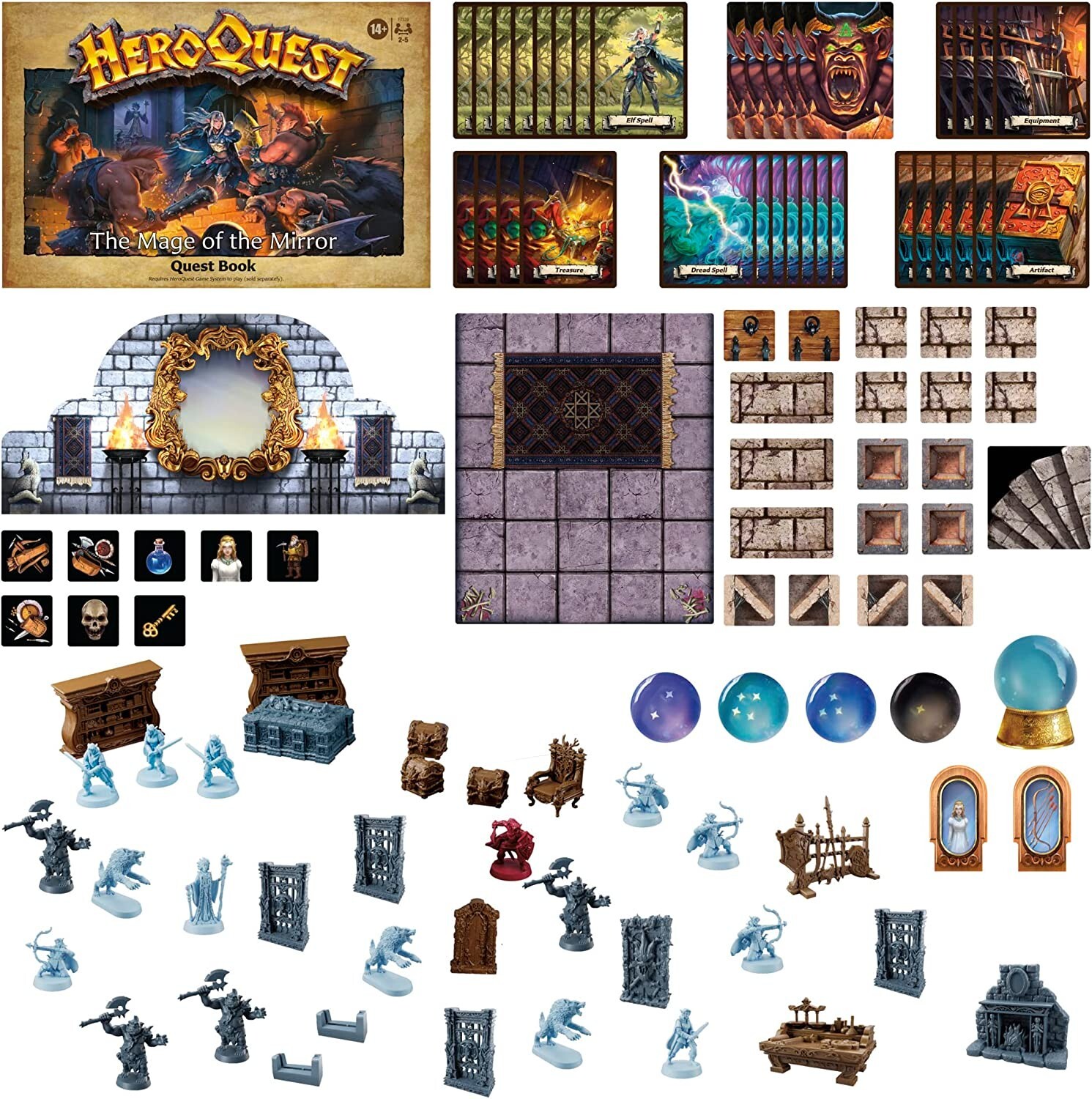 HeroQuest The Mage of the Mirror Quest Pack Expansion New Sealed READY TO SHIP