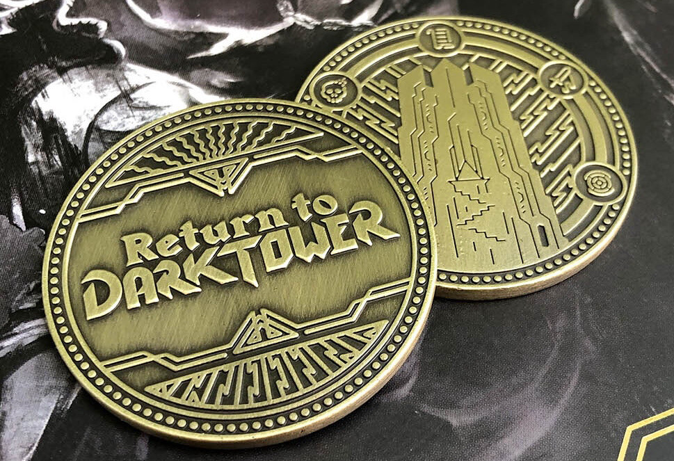 Return To Darktower / Coin Of The Realm Restoration Games Promo / Heavy Metal