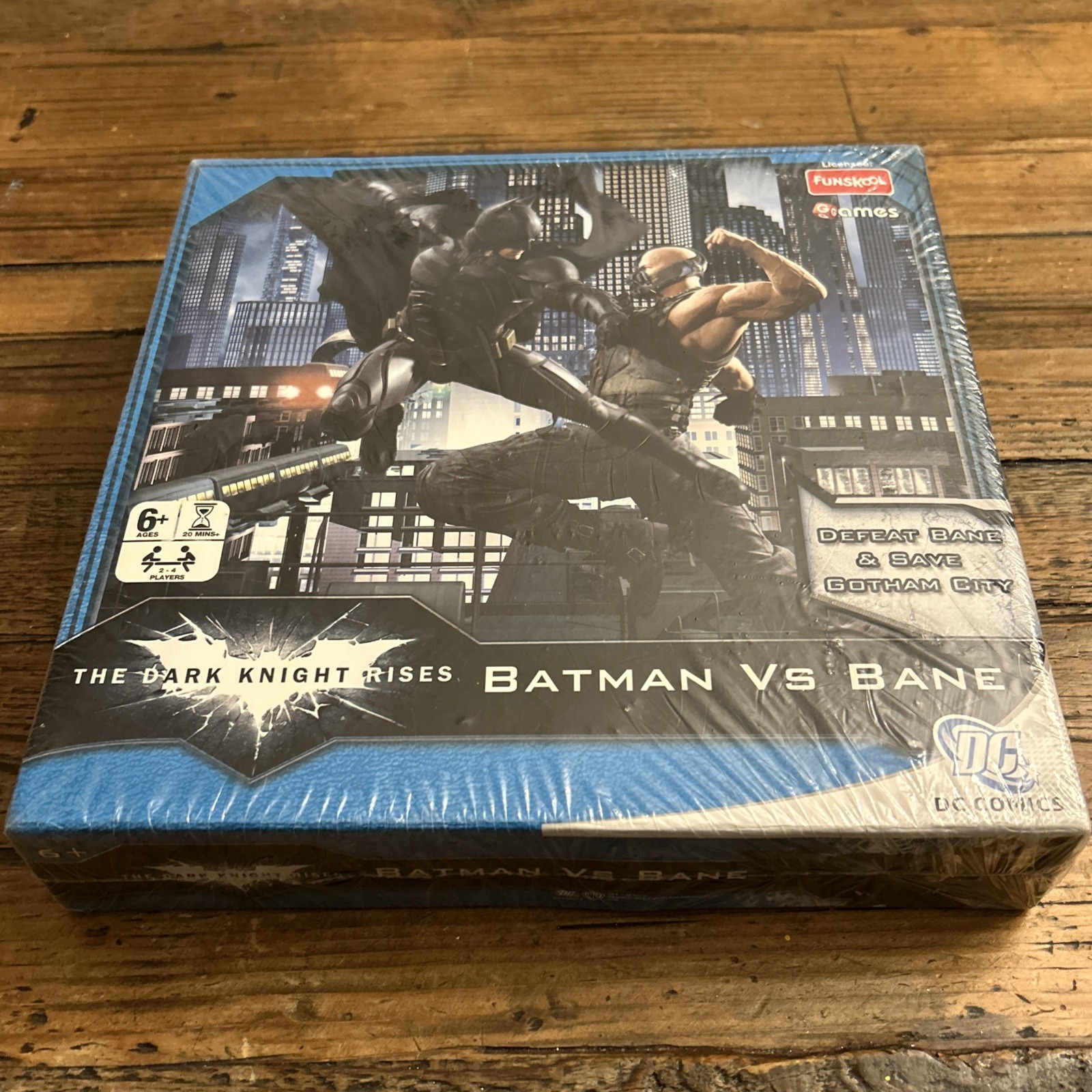 RARE! NEW SEALED Batman Vs Bane Dark Knight Rises Board Game Funskool DC Comics