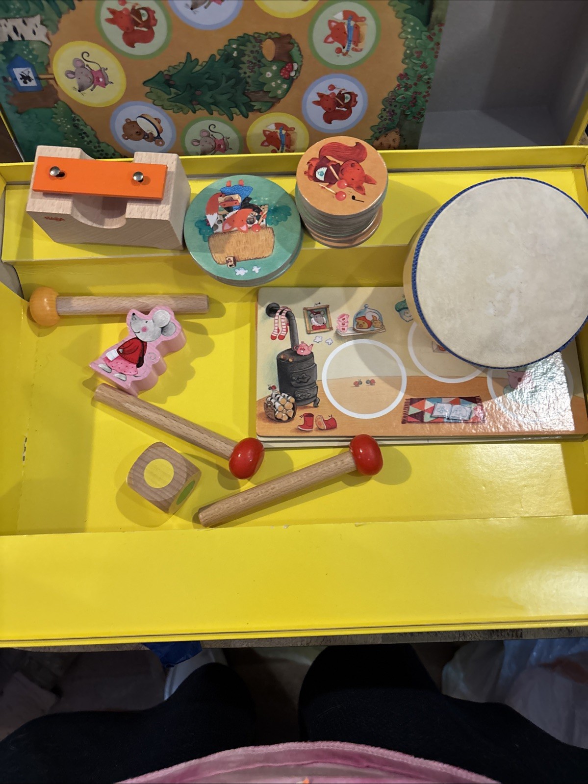 Haba Ding Dong Forest Made In Germany Board Game Ages 2+ Complete Set