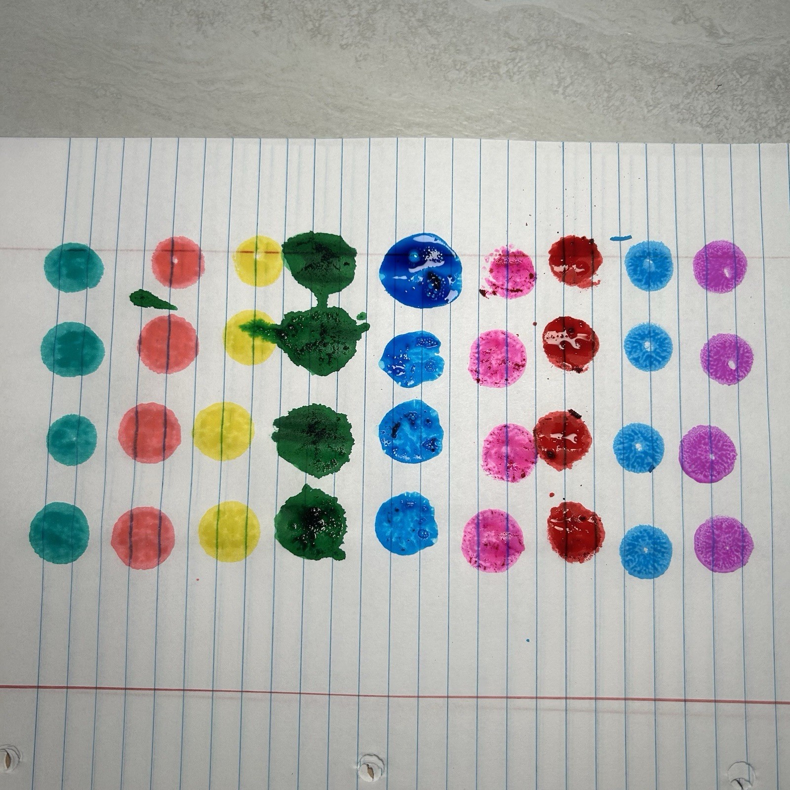 Lot of 9 Bingo Daubers Mixed Brands & Colors Primo Sun Sational Dab-O-Ink Marker