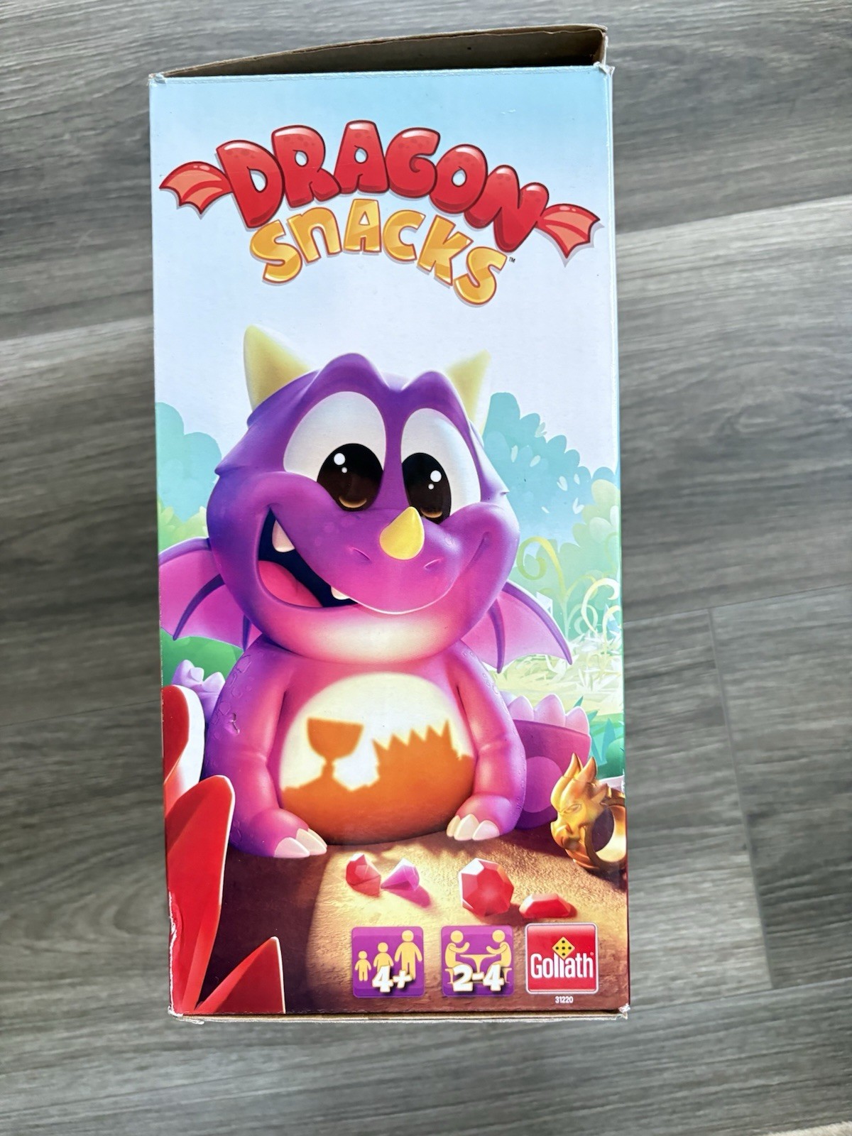 Goliath DRAGON SNACKS Game w/Lights & Sounds Complete ~ Collect Treasures To Win