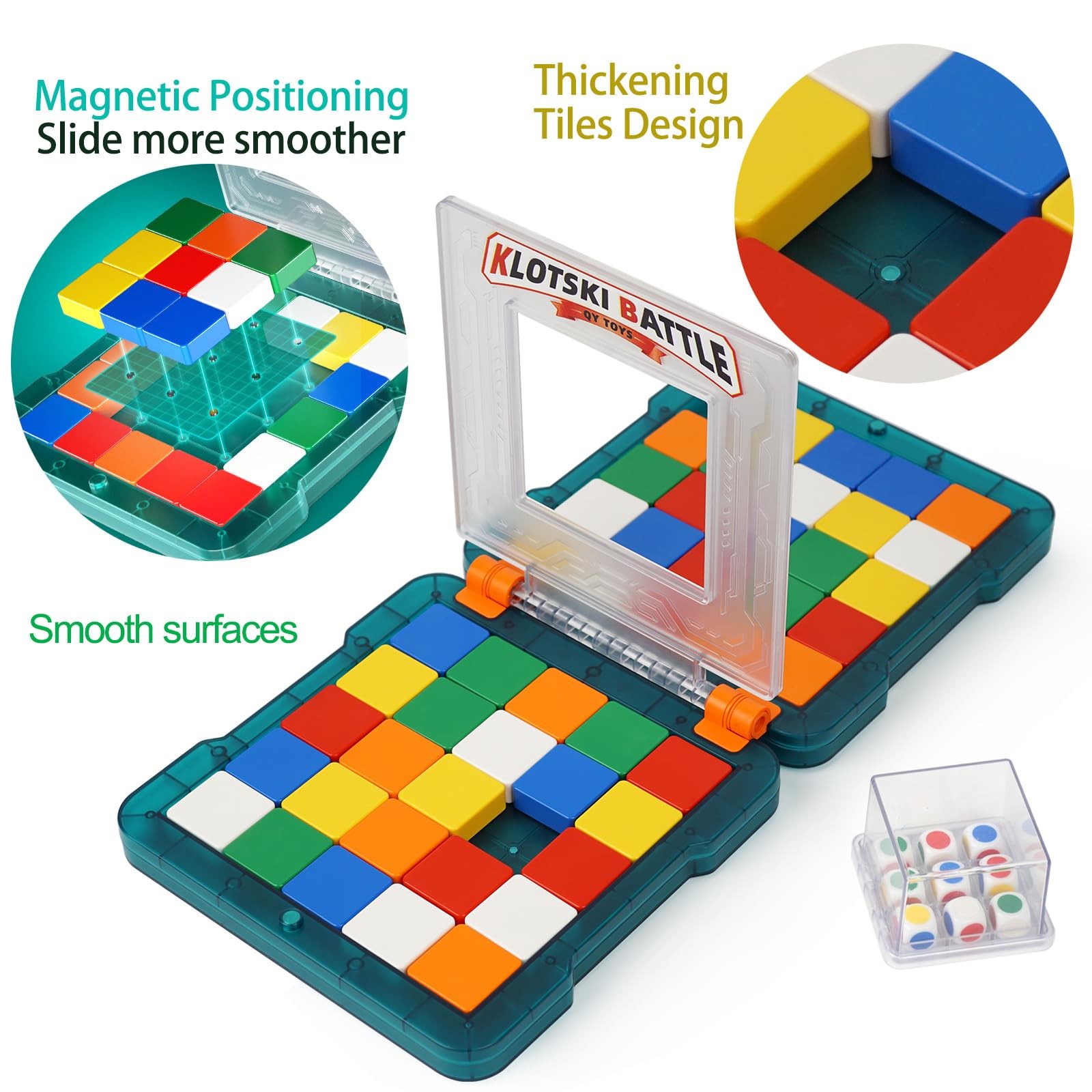 Fast-Paced Brain Teaser Travel Board Games for and Adults, Shape Matching Hea…