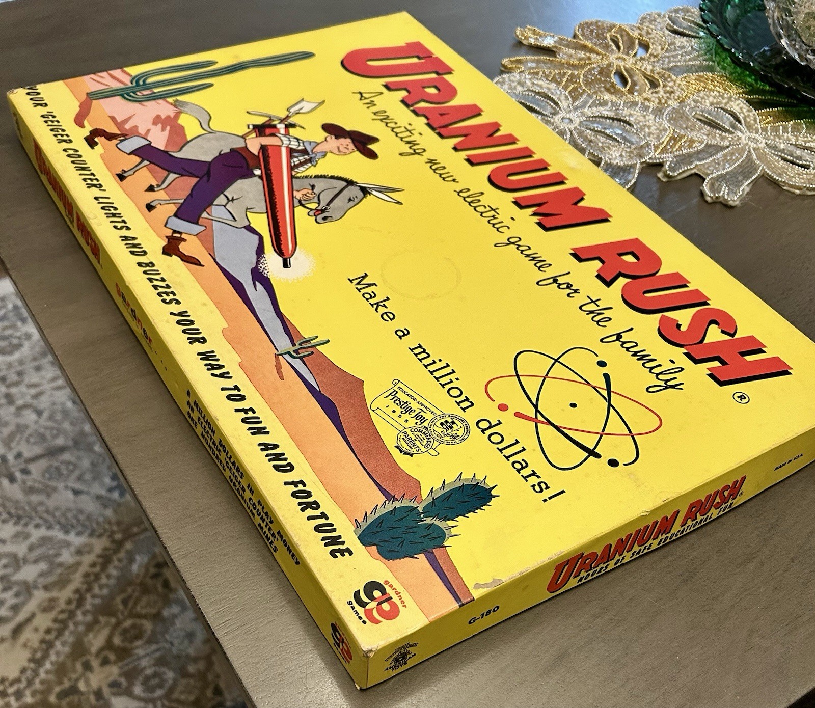 Unused Uranium Rush Board Game Rare In Any Condition!