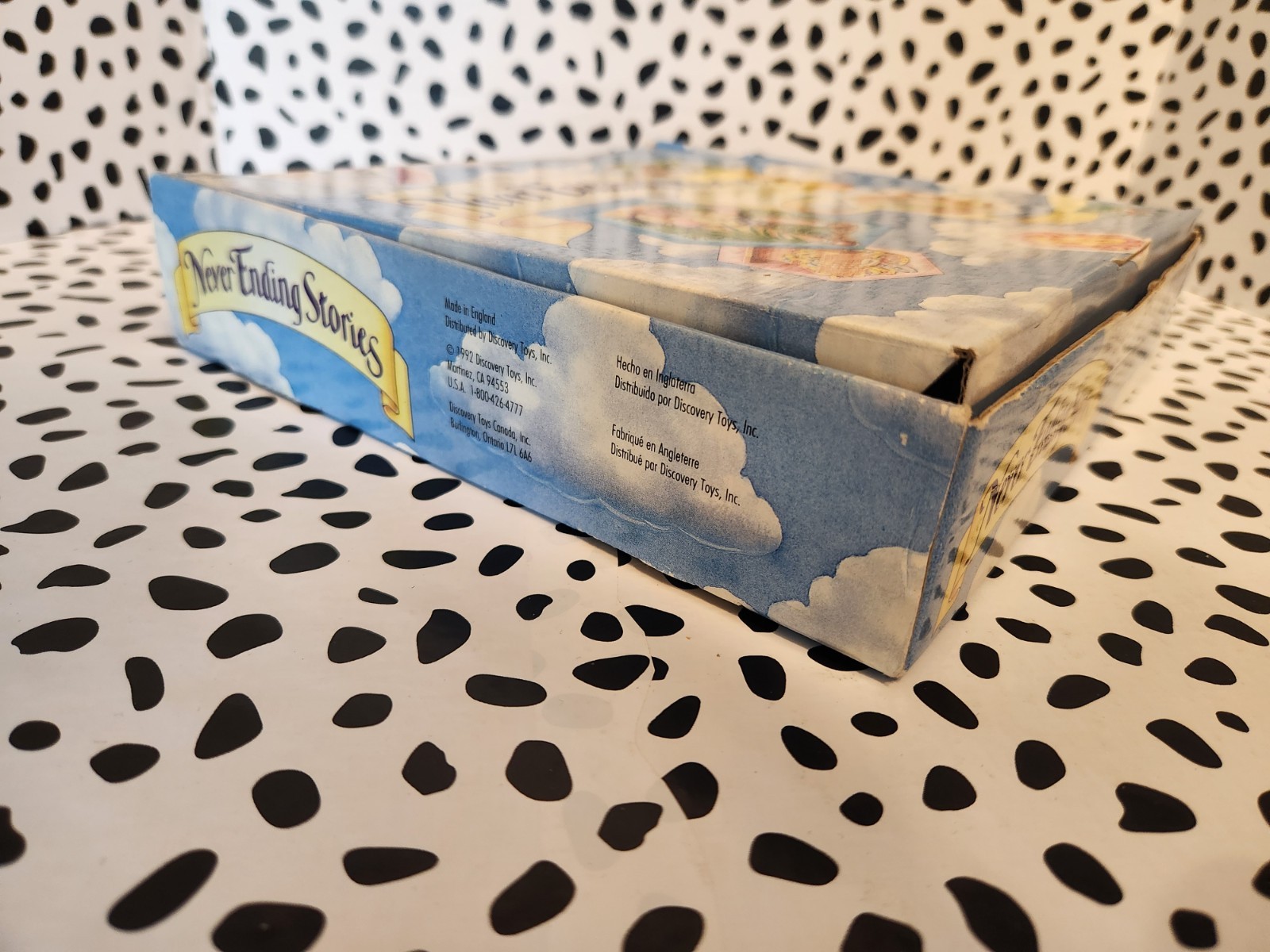 VTG 1992 Never Ending Stories Board Game Discovery Toys Inc. 1 MISSING TILE