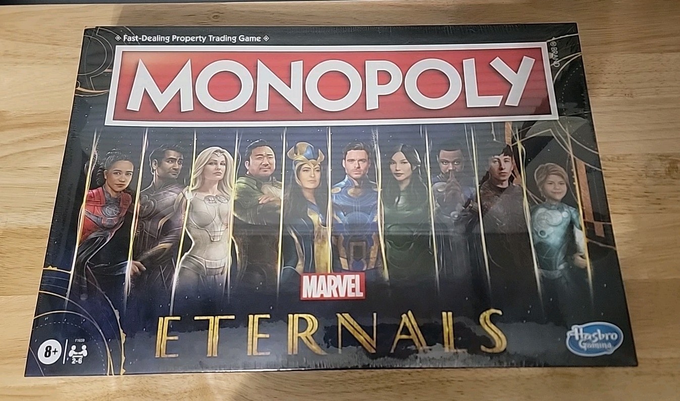 Monopoly Marvel 2021 Eternals Parker Brothers Hasbro FACTORY SEALED-NIB