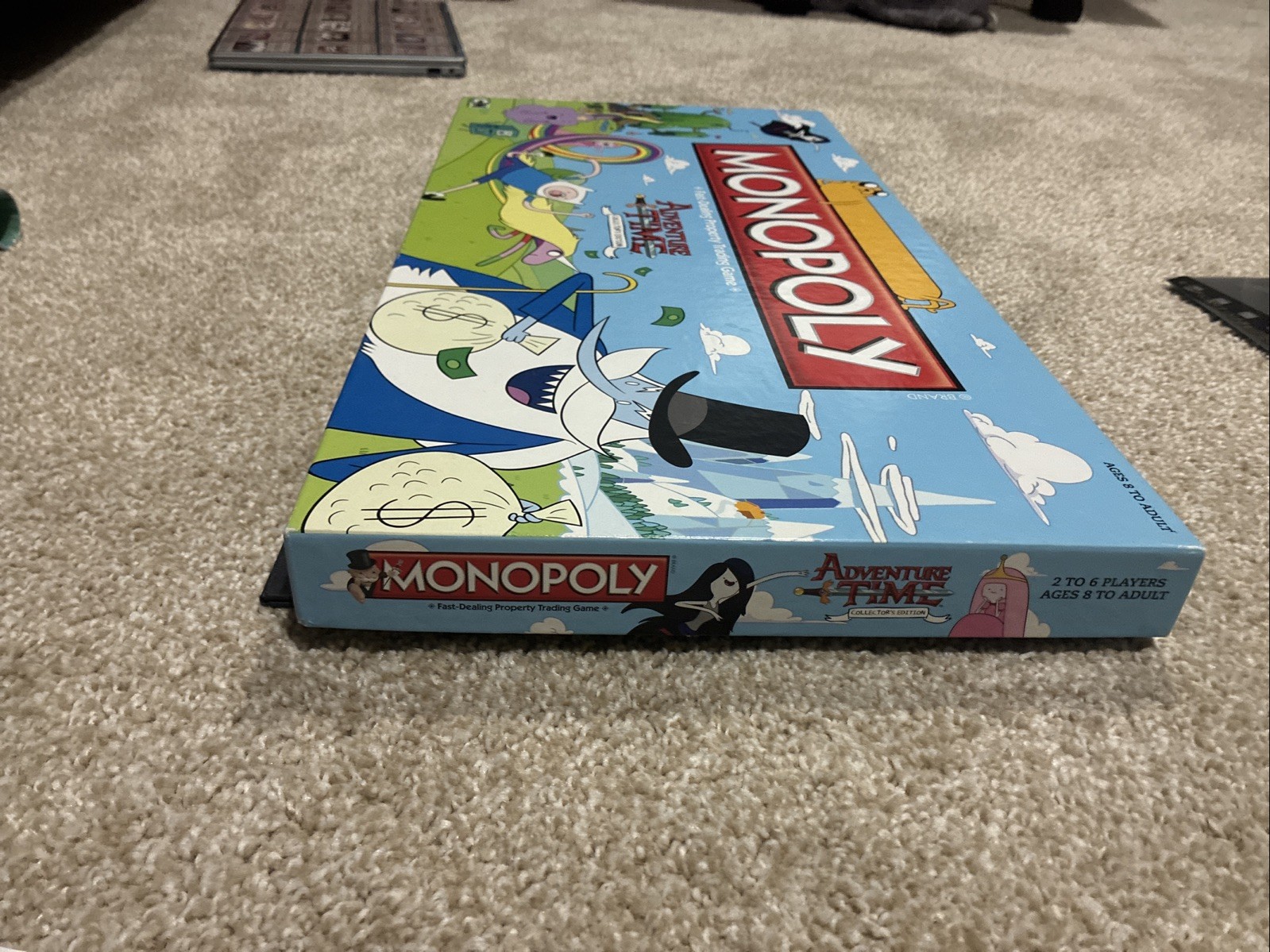 Monopoly Adventure Time Collector’s Edition Board Game Cartoon Network COMPLETE