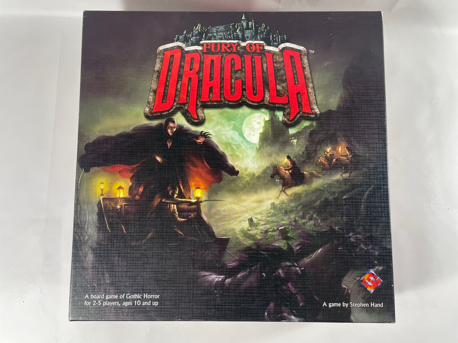 Fury of Dracula Board Game 2nd Edition 2005 Horror Gothic Complete Excellent