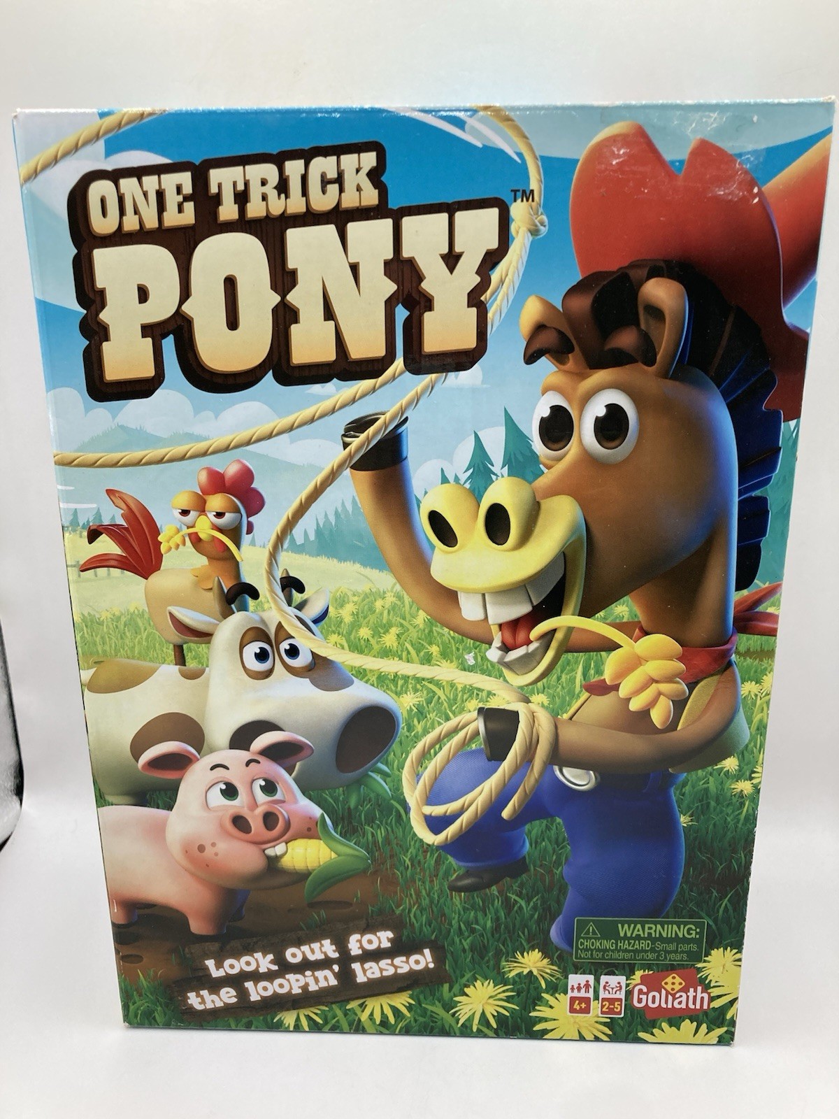 2022 Goliath NEW One Trick Pony Game Round Up Animals Ages 4+ 2-5 Players SEALED