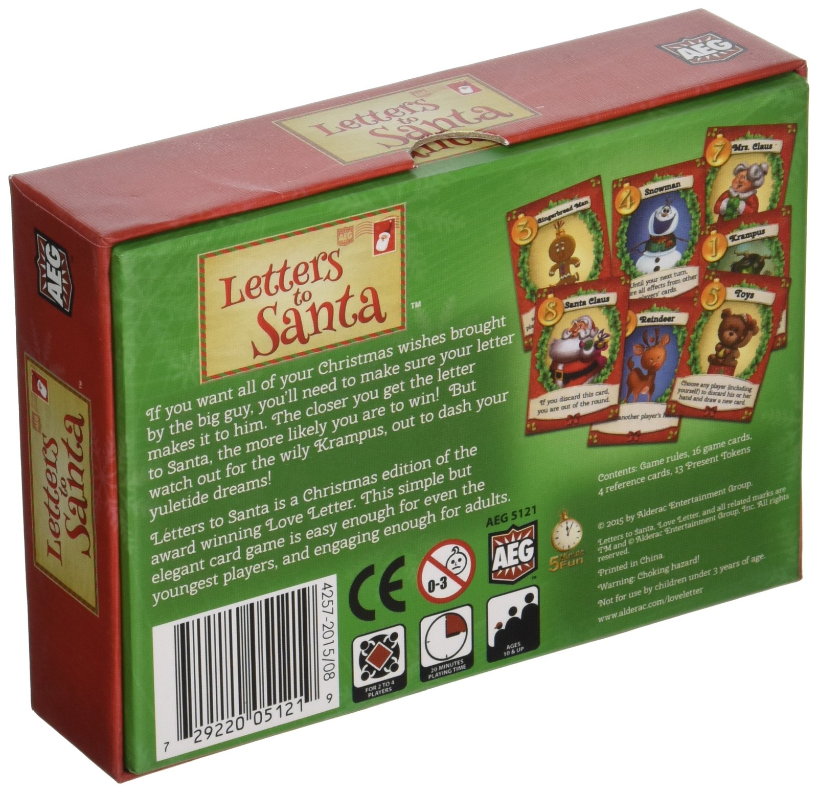 AEG Letters to Santa Boxed Edition Card Game, Out of Print, Sealed