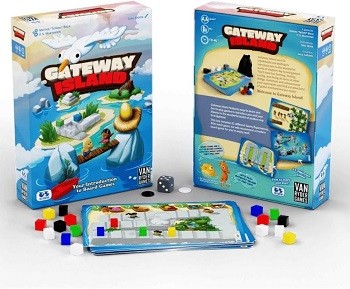 Van Ryder Games: Gateway Island – Introductory Family Board Game with 21 Differ