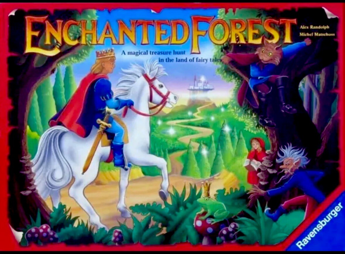 Vtg 1994 Ravensburger ENCHANTED FOREST Magical Treasure Hunt Board Game Sealed !