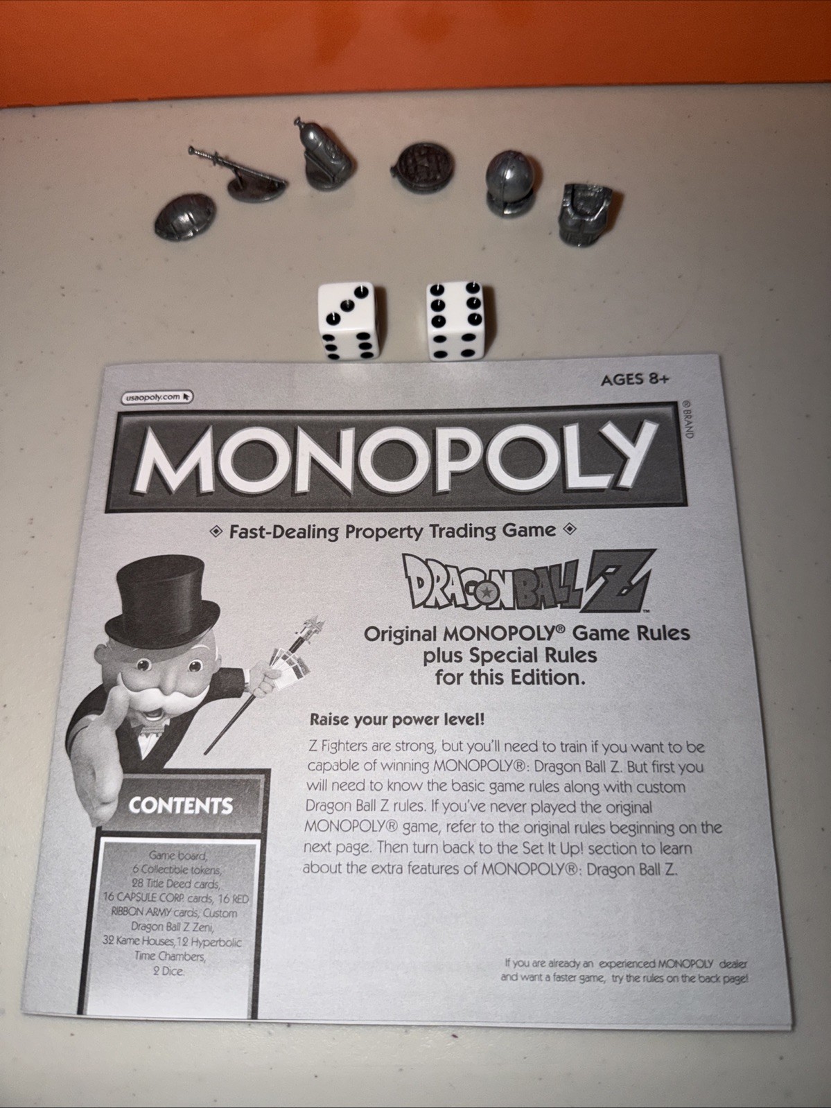 Dragon Ball Z Monopoly Anime Set Complete In Box Board Game 2017