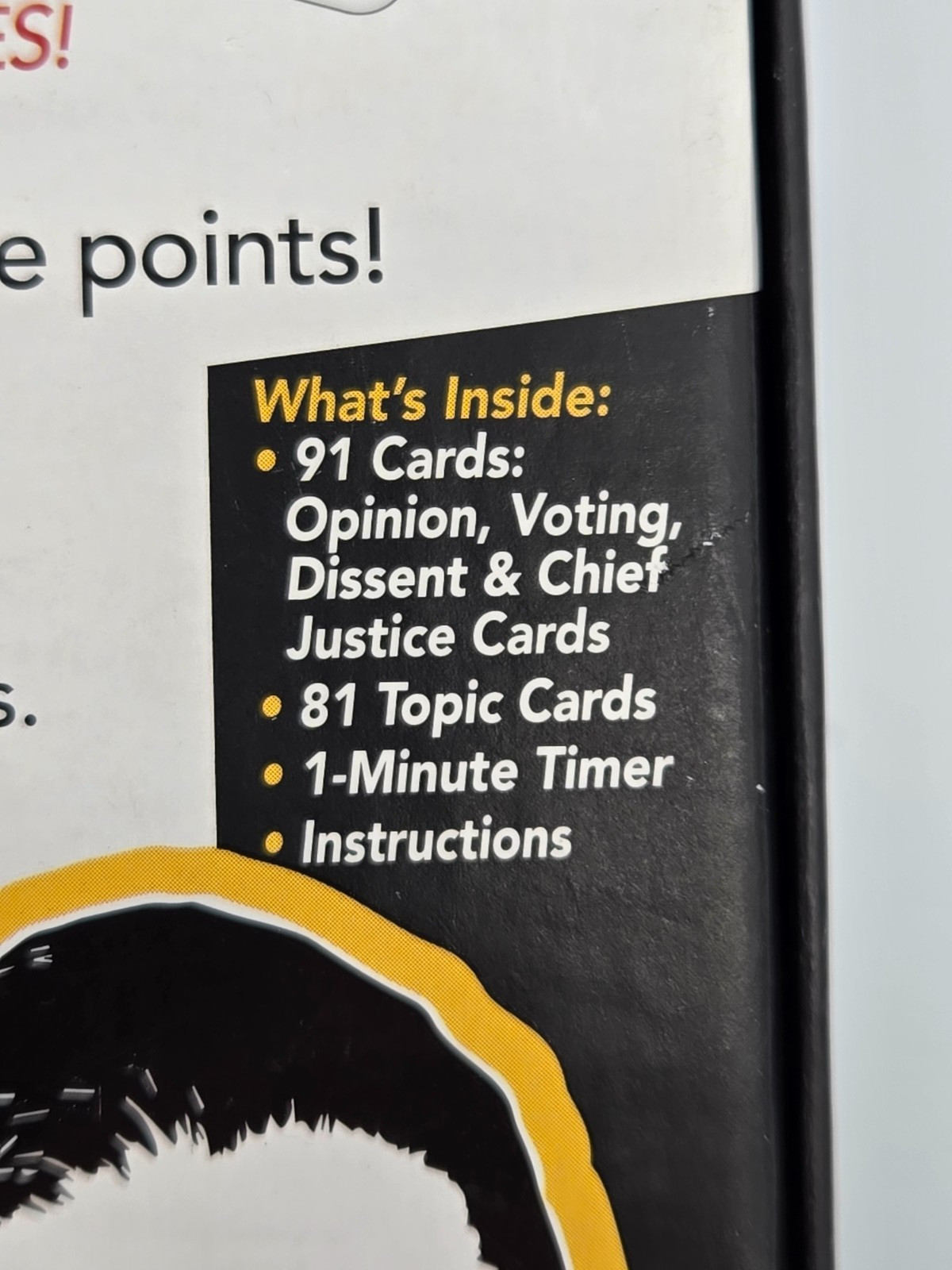I Dissent Board Game of Supreme Opinions Ruth Bader Ginsberg Complete Cards
