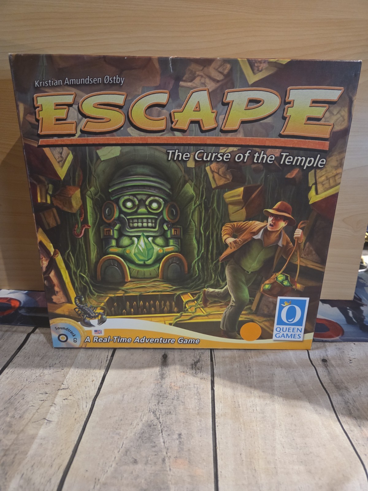 Escape – The Curse of the Temple (1st Ed) Queen Games Board Game *READ*