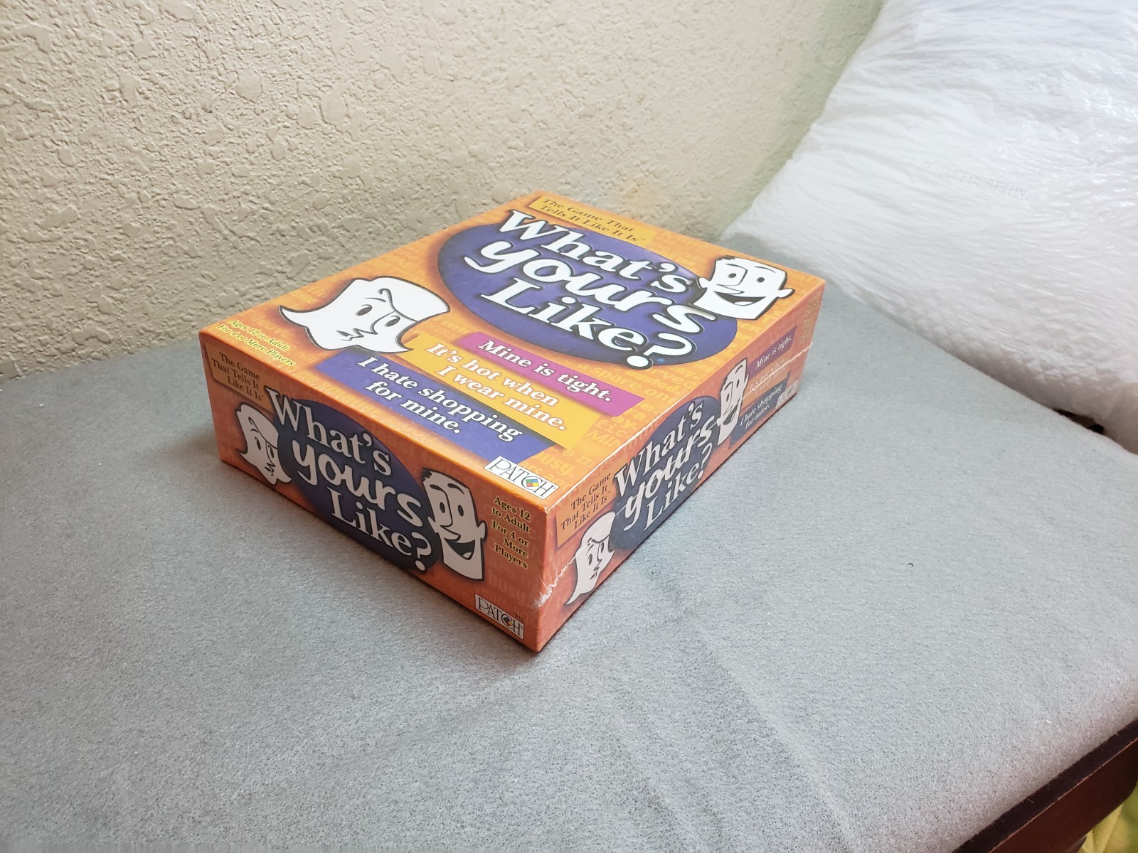 What’s Yours Like Game Family Night Board Game NIB Ages 12+, New, Sealed