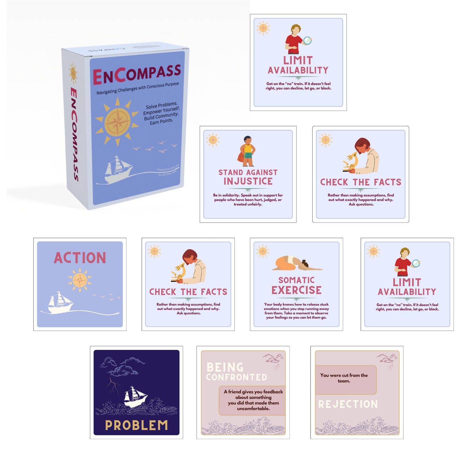 EnCompass Coping Skills Game – Build Problem-Solving Skills to Handle Life’s …