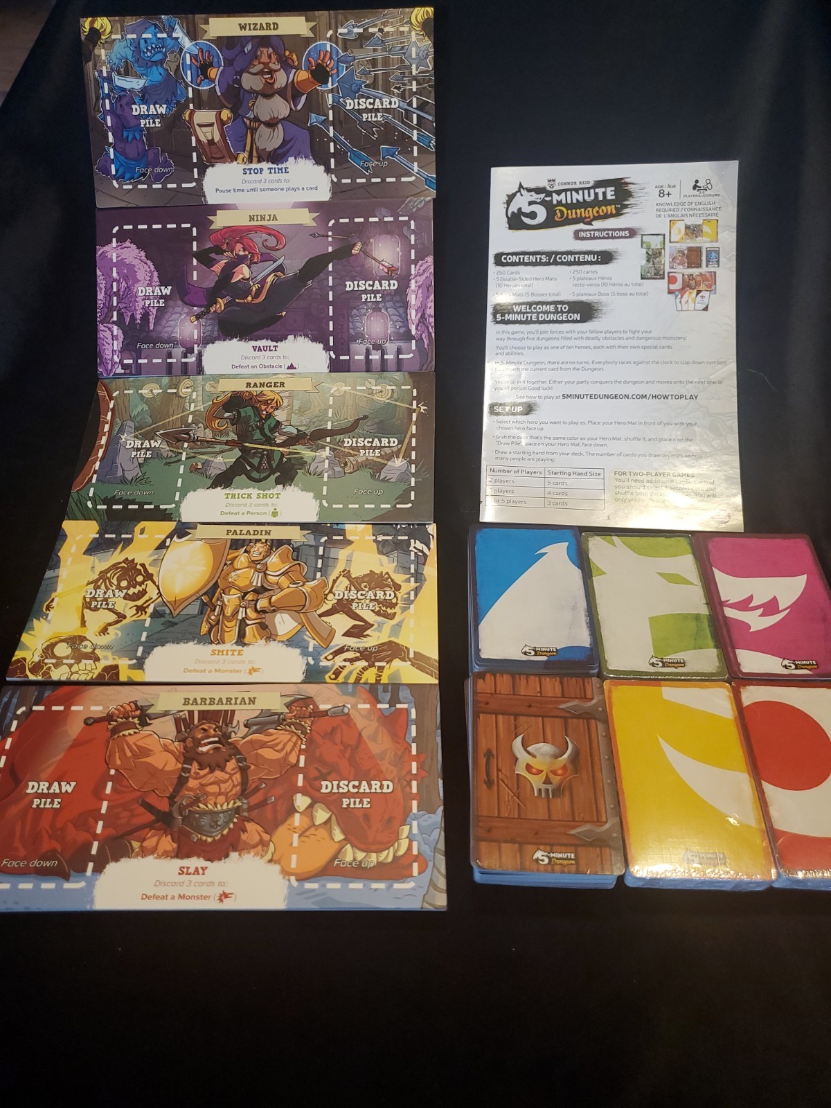 5 Minute Dungeon Board Game Spin Master 2016 – Complete