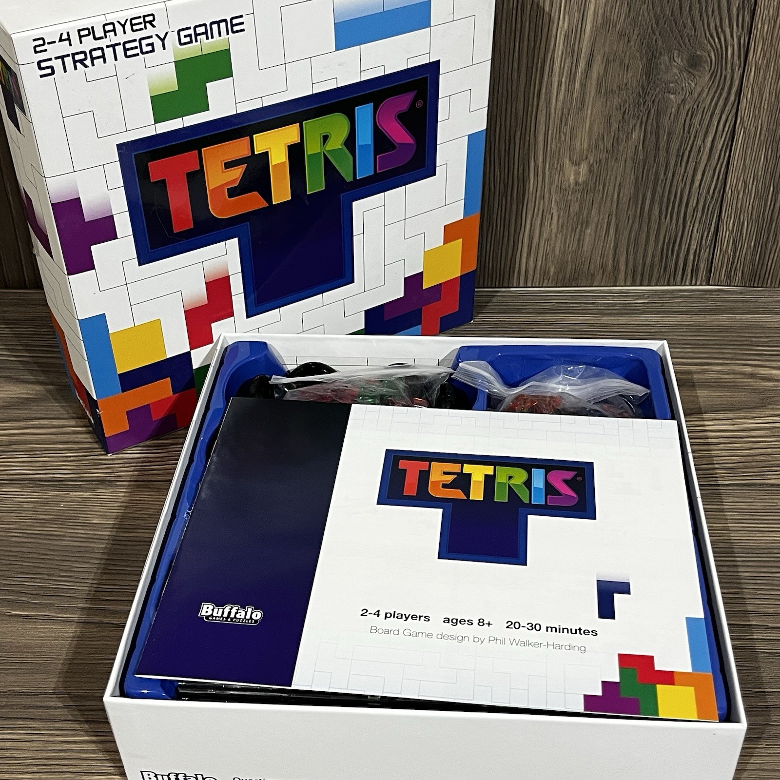 TETRIS Head To Head Strategy Family Board Game 2 to 4 Players BRAND NEW
