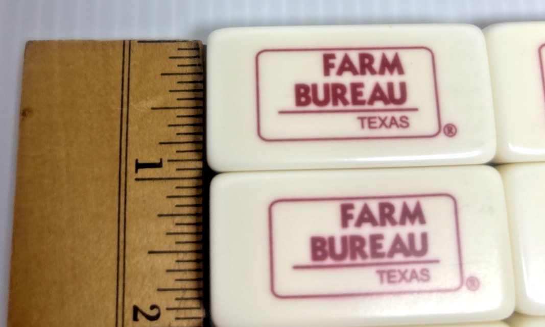 Texas Farm Bureau Puremco Professional Extra Thick Dominoes