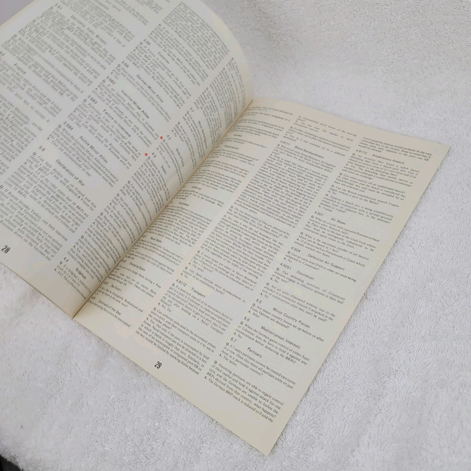 Rise & Decline Third Reich Vtg Game Parts Instruction Manual Only Very Good