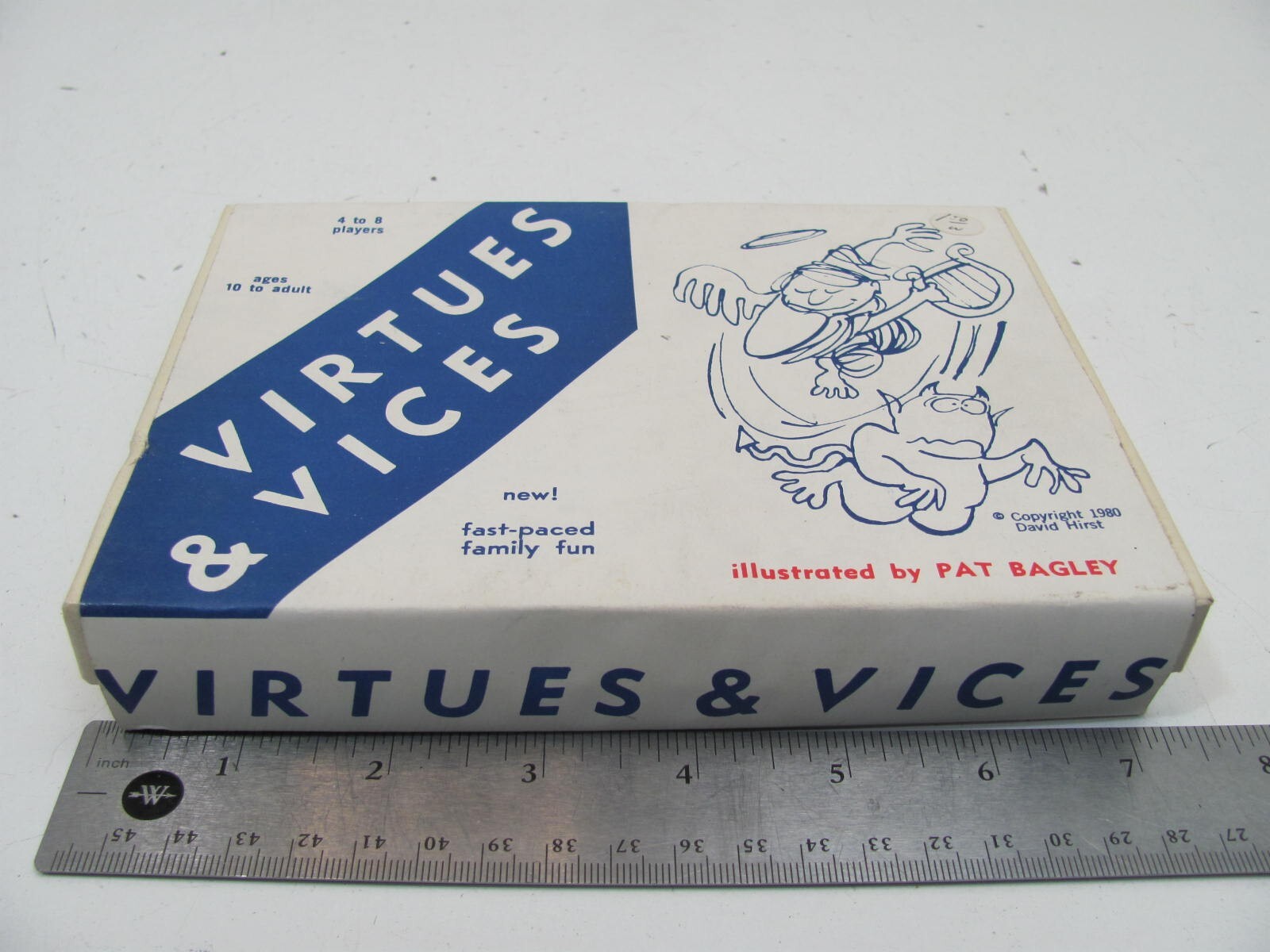 RARE SALT LAKE TRIBUNE PAT BAGLEY BOARD GAME VIRTUES AND VICES NOS 1980