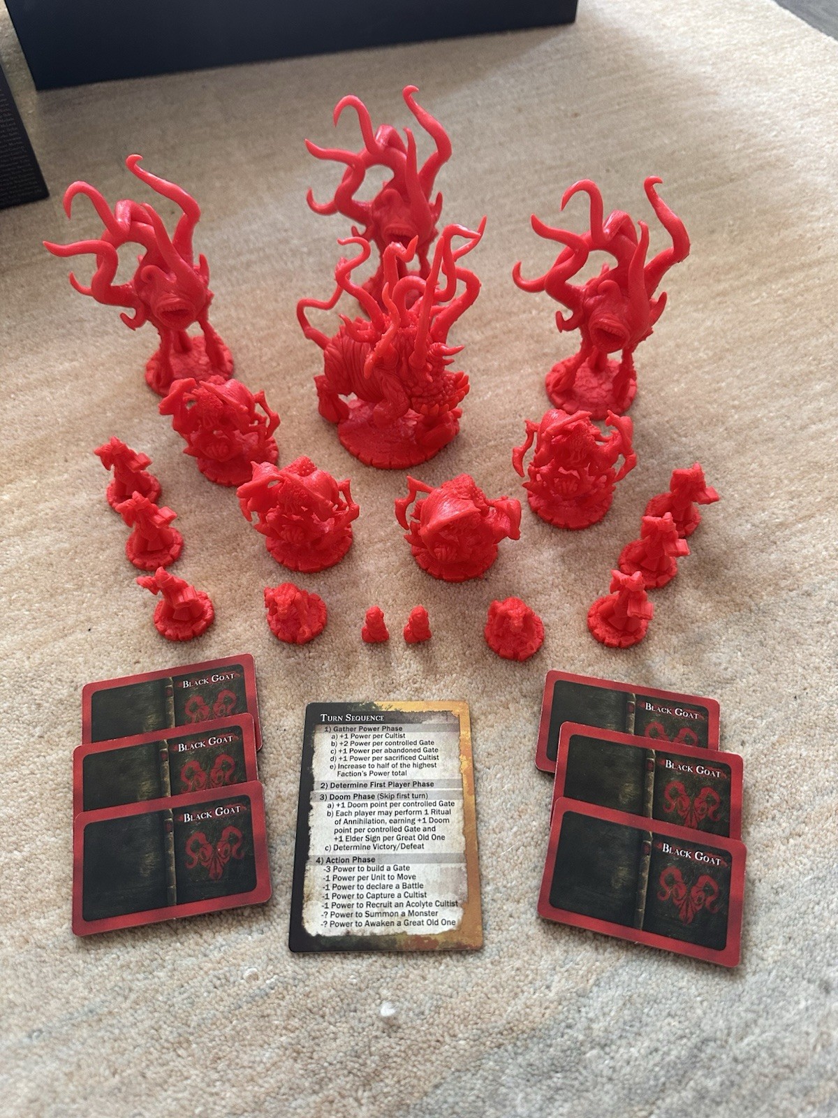 Cthulhu Wars Board Game First Edition Core Set – Complete, Open, Damaged Insert