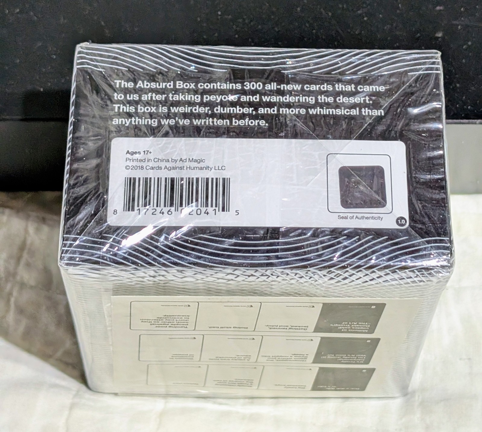 Cards Against Humanity Absurd Expansion Box 300 Cards Ages 17+ NEW -SEALED SET