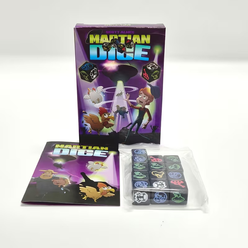 New Martian Dice Crazy Alien Edition of Roll for It!
