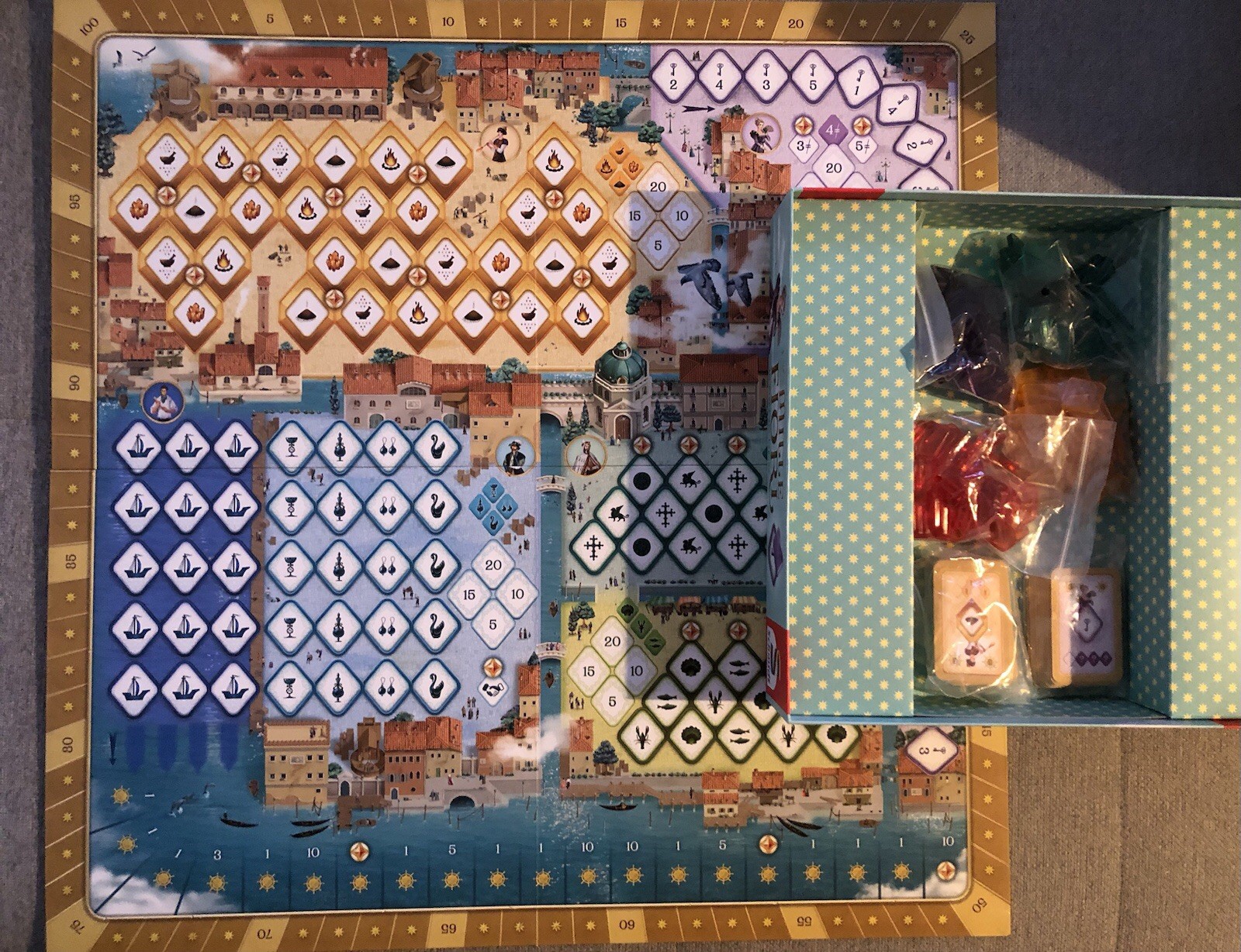 Mille Fiori – board game – Schmidt games – Reiner Knizia