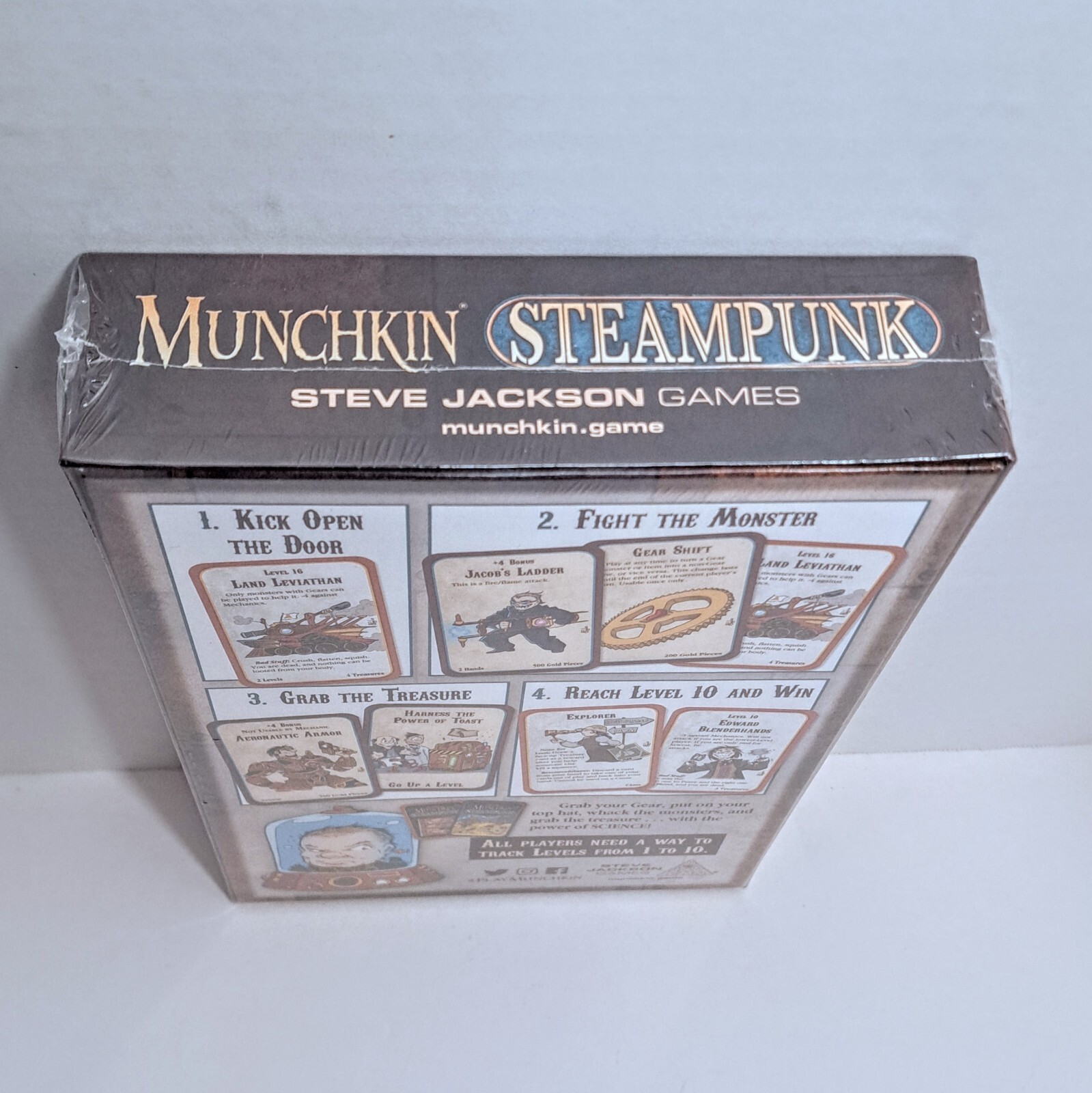 Card Game Munchkin Steampunk New Sealed Board Box 3-6 Player 1st Ed 2nd Printing