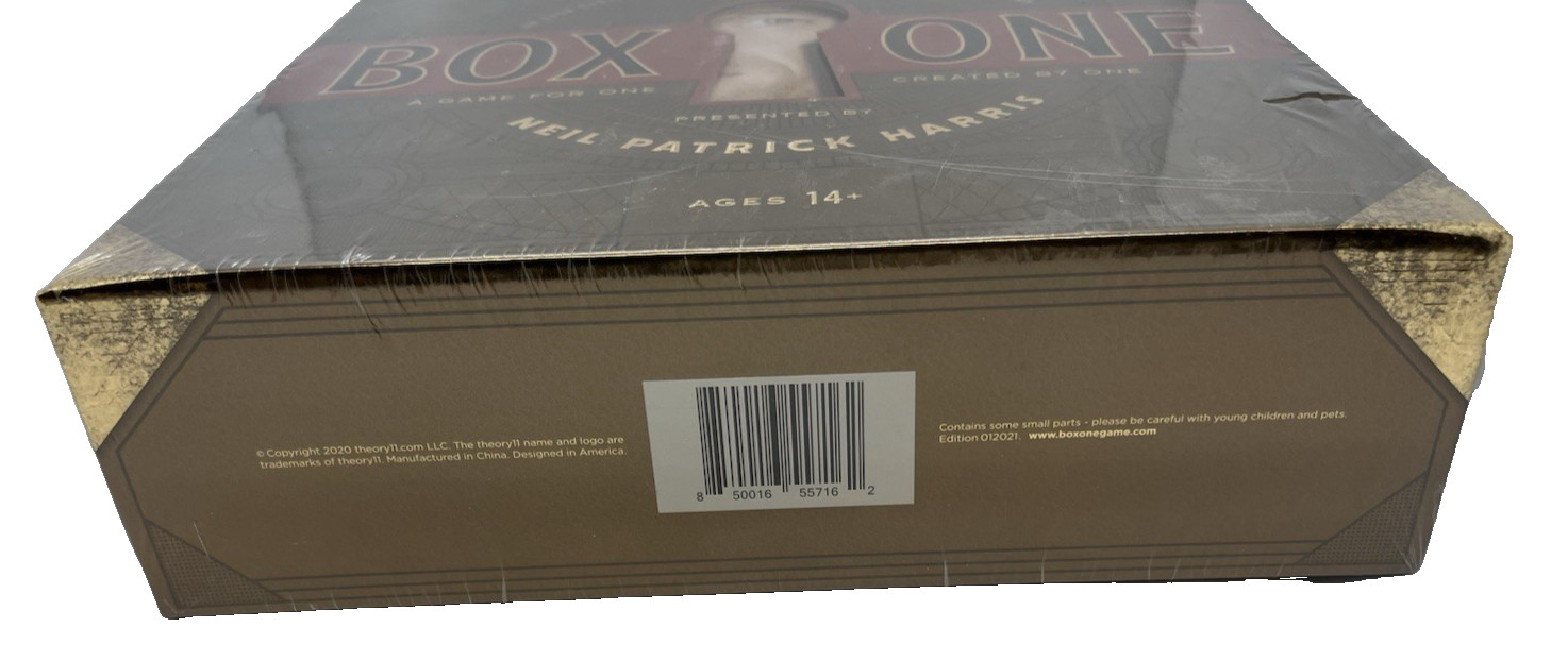 Box One Presented By Neil Patrick Harris Game Theory 11 BRAND NEW SEALED F/S