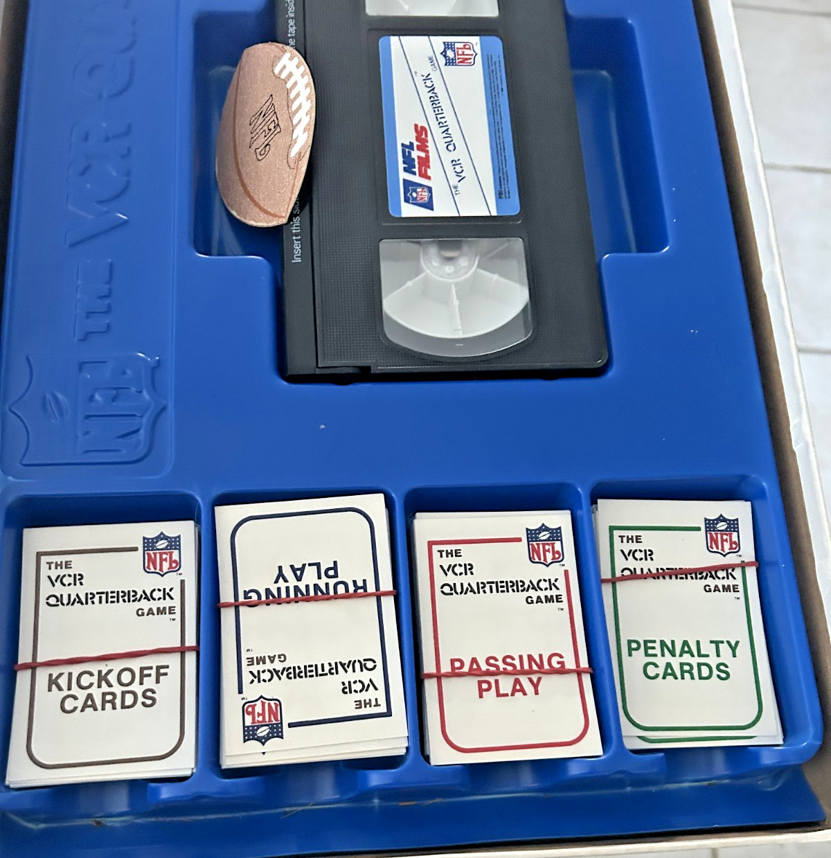 Vintage NFL VCR Quarterback Game Complete in Box 49ers Dolphins